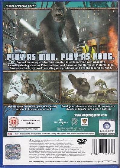 Peter Jacksons King Kong The Official Game of the Movie - PS2 (Genbrug)